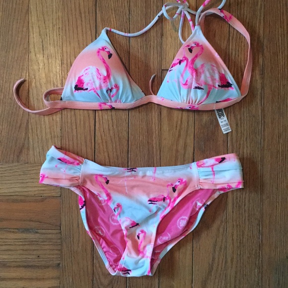 flamingo bikini victoria's secret